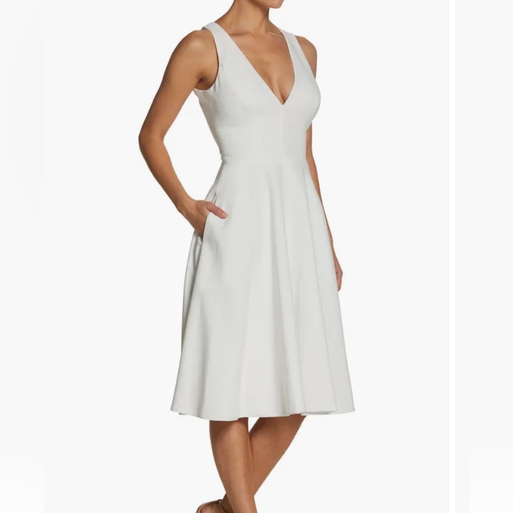 Dress the Population Catalina Fit & Flare Dress White New size Small